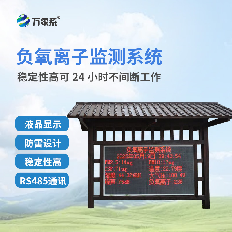 城市綠肺的“清新指數(shù)”：公園負(fù)氧離子監(jiān)測(cè)系統(tǒng)